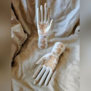 Vintage Inspired Porcelain Hand Mannequin for Jewelry Display
